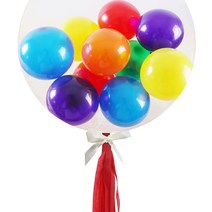 굿벌룬 커스텀래터링풍선 버블벌룬풍선 직접만들기세트 생일파티 백일 돌잔치 풍선선물 깜짝이벤트, 미니풍선색상5번