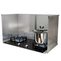 가스렌지가림막 대형 기름 튐 방지 막이 오일펜스 가스렌지가드 바람막이 오나체트, 2개