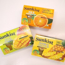썬키스트 과일컵 주스 감귤컵, 망고컵주스, 100g, 8개입