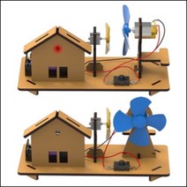 DIY 나무 친환경 풍력발전기 원리와 선풍기만들기 1인, ☆연경동☆