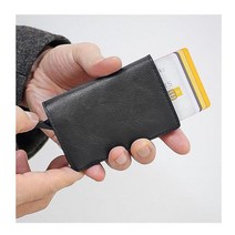 바지 뒷주머니에 넣기 편한 남자 카드 지갑 운전면허증 명함수납 실용 출퇴근