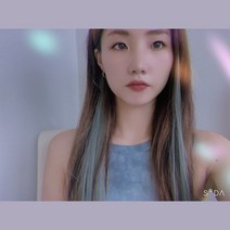 시나몬걸 솜브레 컬러 헤어피스 2p 세트 붙임머리 애쉬 부분가발 똑딱이, 2매입, A6-와인(2p)
