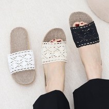 노리스 NEW 레이스 슬리퍼, 연베이지, 1개