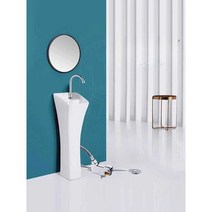 절수페달 터치식 수입수전 호환 발판 풋터치 싱크대, 냉수 및 온수 조절 밸브 1개