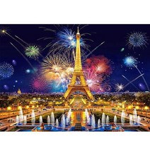 세진 DIY 보석십자수 3D 72가지 신제품 새로운 취미생활 보석 십자수 보석십자수, 34x44 불꽃 놀이 에펠탑, 1세트