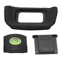 Hilitand 카메라 아이피스 아이컵 세트 dk-20 카메라 뷰파인더 아이피스 프로텍터 교체 카메라 핫슈 레벨 및 커버 포함 nikon