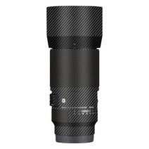 105 F2.8 / 105Art 렌즈 비닐 데칼 스킨 랩 커버 시그마 105mm F2.8 DG DN 매크로 아트 (소니 마운트 용), 02 Carbon Fiber Black