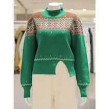 [AK수원점] [밸리걸]슬릿 포인트 패턴 니트(475420)