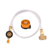 플랫 버너가스 스토브 프로판 리필 어댑터 버너 LPG 플랫 실린더 탱크 커플러 컨테이너 캠핑 병 액세서리, 01 As Shown