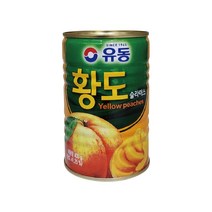 유동 황도 슬라이스 400g / 황도캔 / 황도통조림, 1개
