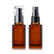 (SALE-유리용기)50ml사각갈색유리공병-스프레이or펌프, 스프레이