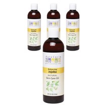 아우라카시아 내추럴 스킨 케어 오일 밸런싱 호호바, 473ml, 4개