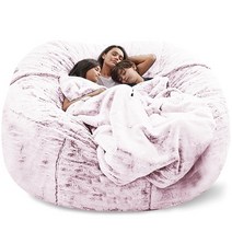 빈백 소파 Dropshipping 자이언트 아니 필러 폼 콩 가방 커버 큰 솜털 Beanbag 침대 코트 바닥 좌석 소파, 08 5ft