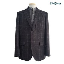 에스엠진 SMJ621 잔피엘 콤비 자켓 일반핏 중년 남성 정장 자켓 봄 가을