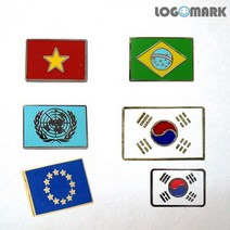 바보사랑 국기뱃지.로고마크