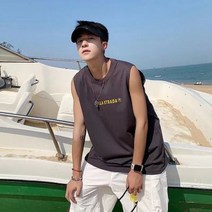 평상시 농구 조끼 남 나시 오버 슬리브리스 피트니스 여름 속건 나시