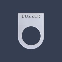BUZZER 가락지명판 고리명판 스위치명판 (아크릴), 30파이