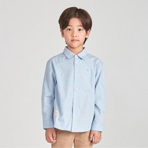 닥스 리틀 키즈 스트라이프 루즈핏 셔츠 (DTF12XS04M 블루 568645