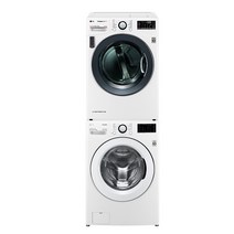 LG전자 트롬 트윈워시 건조기 세트 F19WDBU-6D 19kg + 16kg 방문설치, F19WDBU(세탁기), RH16WTD(건조기), 화이트(세탁기, 건조기)
