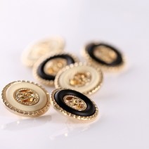 20mm 로얄 라운드 버튼 장식, 아이보리