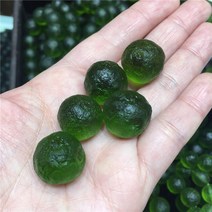 스톤 천연 석영 자수정 1pcs 몰다바이트 체코 운석 충격 유리 구슬 크리스탈 클러스터, 32-33mm