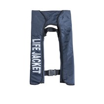 신제품 완전 자동팽창식 낚시구명조끼 낚시조끼LJ1, 네이비