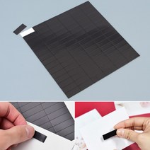 잘려져 편한 조각 고무자석판 자석스티커 홍보물 자석, 15 x 15mm (100P)