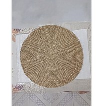 여름 왕골 대 자리 카페트 러그 마작 라탄 돗자리 대나무 천연 bulrush grass hand-woven small rugs 짚 카펫 등나무 매트 거실 테이블 일본 다실 물, 40x40cm, a