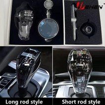 3pcs 크리스탈 시프트 노브 BMW F10 F20 F30 F15 F16 E70 E71 F25 F26 F02 짧은 헤드, 15-19 F16-M, 15-19 F16-M