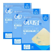 대웅) 이지덤 씬 10 x 10cm x 2매 x 3팩 (6매) 습윤드레싱, 3개