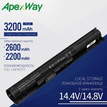 호환용 노트북배터리14.8V HP VI04 HSTNN-DB6I HSTNN-DB6K ProBook 440/450 G2 시리즈 756745-001 756744-0, 02 2501 - 3000 MAh