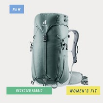 도이터 트레일 28 SL (Trail 28 SL) 여성 중소형 소형 중형 트레일 등산배낭 3440623, 3464 teal-tin