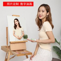인테리어포토프레임 디지털 유화그림 유채 감압화 DIY 사진 색칠함 핸드메이드 페인팅 맟춤제작 장식 수채꽃 2024203841, 40*60팽팽하게잡아당기다좋다팽팽하게잡아당기다좋다안_충