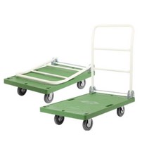 크고 무거운 소품 운반 접이식 대차 M 공사현장 작업장 제조회사 택배카트 이사짐, 사각대차 회색고무 중