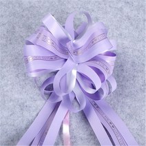 웨딩카장식 리본 결혼 DIY 풀 보우 리본 파티 홈 포장 5 개, 06 Purple