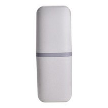 칫솔 주최자 액세서리 방진 가글 컵 하이킹 출장, 7.5cmx20.5cmx5.5cm, PP, 하얀색