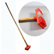 자루각솔(PVC) 나무자루 나무자루 청소도구 바닥청소, 솔+나무자루