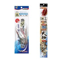 홀로그램어피 바늘 닭털바늘 선상 낚시 열기 우럭 채비 침선 바늘, 2. 홀로그램 어피 26호(bk-504)