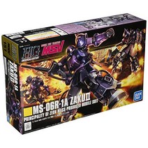 BANDAI SPIRITS HGUC 1/144 MS-06R-1A 검은 삼연성 자쿠 II (MSV), 상품명참조