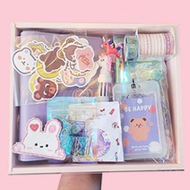 [다꾸라지] 다꾸세트+팬시문구 어린이날 초등학생 여자아이 선물 다꾸 스티커 다이어리 꾸미기, 퍼플-23년1월20일이후순차발송
