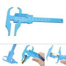 0-100mm 측정용 버니어 캘리퍼스 1개 0-100mm 파란색, 보여진 바와 같이