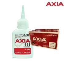 엑시아 111 20g 순간접착제 난접착용 1Box (30개입), 단품