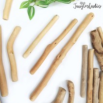 [정글스튜디오] 유목 15cm 20cm 30cm 40cm 50cm 드리프트우드 우드봉 행잉봉 마크라메 재료 DIY, 약30cm