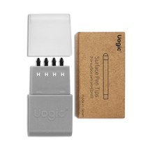 4pcs Uogic HB 2H H오리지널 대체 터치 Stylus 펜 Nib 팁 키트 마이크로 소프트 서피스에 프로 4 5 6 7x 가노트북 Stylus 방지 터치 스크린 펜 팁., H-H-H-H, 4개