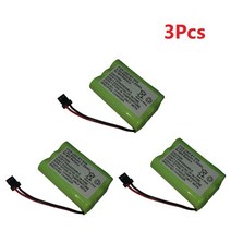 무선전화기 유뮤선전화기 레트로 Uniden BT-909 3 * AAA Ni-mh 3.6 mAh 800 v 충전식 배터리 용 무선 전화, 03 빨간
