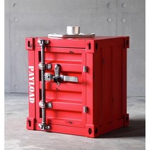 [ EVENT 1+1 한개사면 한개 더 ]철제 빈티지 협탁 레트로 협탁 컨테이너 빈티지가구 17가지 색상, RED