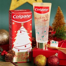 콜게이트 크리스마스 치약 리미트에디션 Colgate 선물, 크리스마스 치약 95g 2개세트