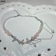 DFMEI 연분홍 목걸이 초커