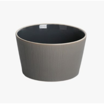 윤도자기 차곡 면기, 챠콜 색상, 1개