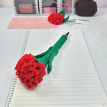 카네이션 볼펜 커버 레드 1개 부모님 선생님 감사